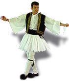 Dancer wearing the eyzone costume